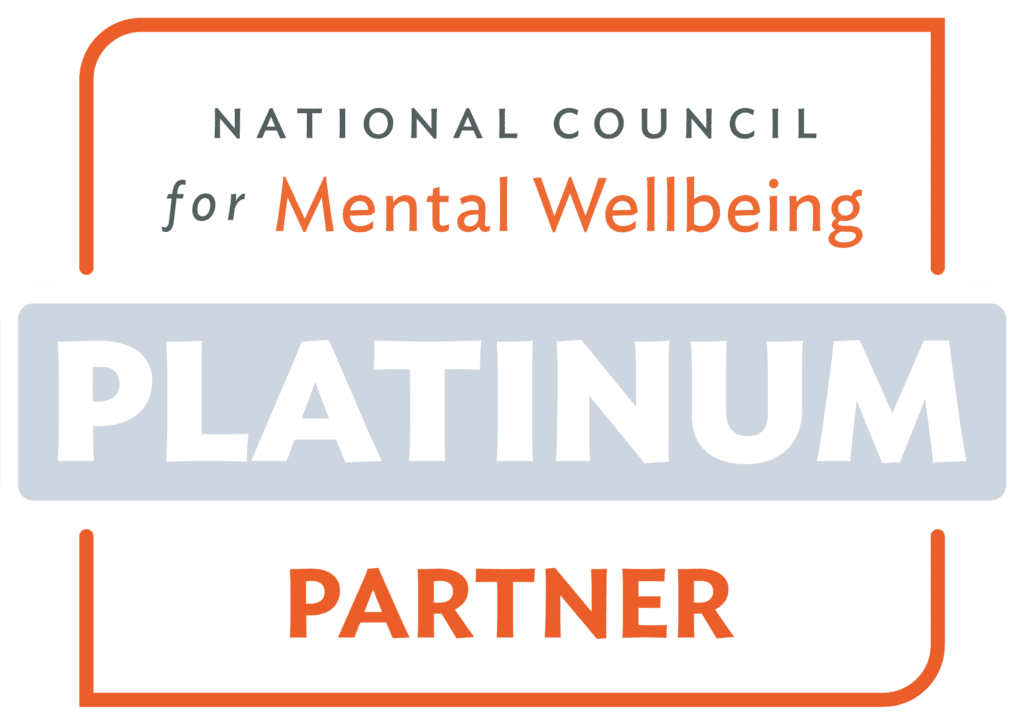 National Council for Mental Wellbeing Platinum Partner logo